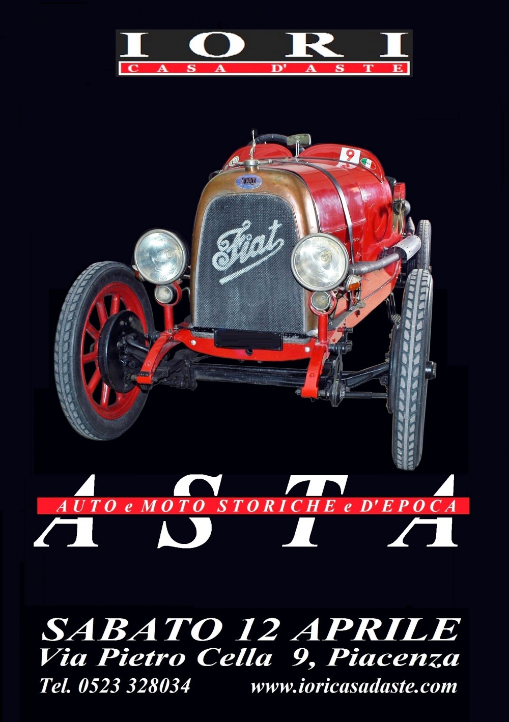 ASTA AUTO E MOTO D'EPOCA DEL 12/04/2014 - IORI CASA D'ASTE