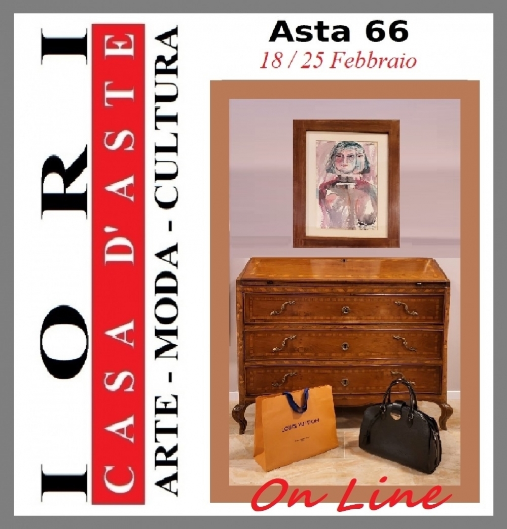 ASTA 66  -  ARTE - MODA - CULTURA - DAL 18 AL 25 FEBBRAIO 2023 - IORI CASA D'ASTE