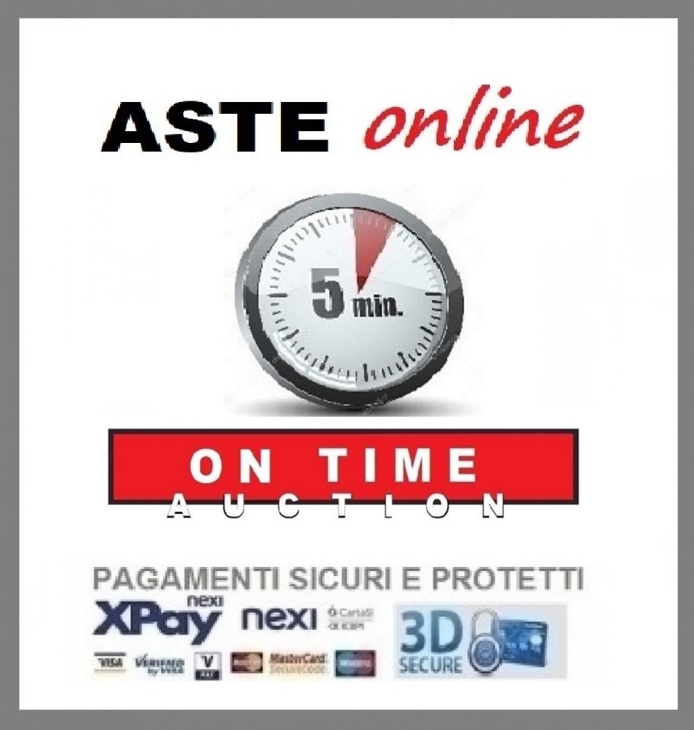 ONTIME AUCTION - ASTE ONLINE - SCONTI FINO AL 50% DELLA STIMA - IORI CASA D'ASTE