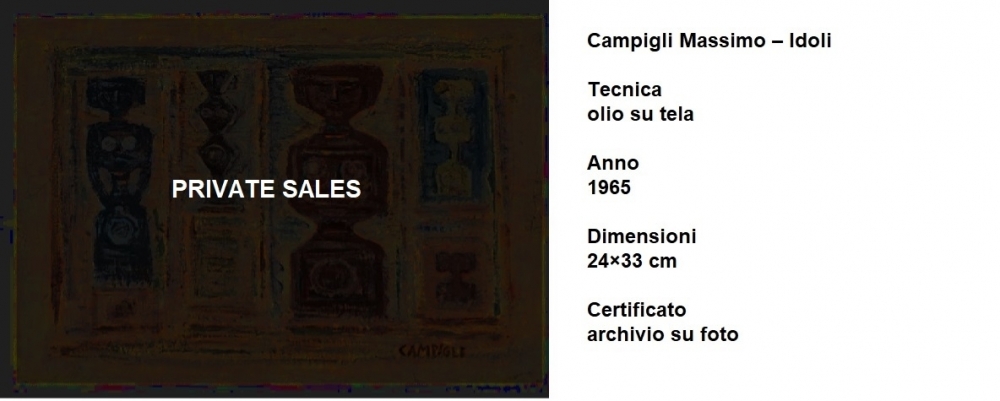 MASSIMO CAMPIGLI  -  PRIVATE SALES - IORI CASA D'ASTE